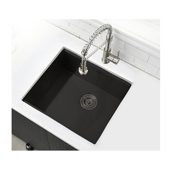 Kitchen Stainless Steel Sink 440Mm X 440Mm Nano Coating Silver Black