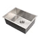 Kitchen Stainless Steel Sink 600Mm X 450Mm Silver