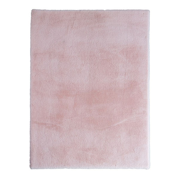 Soft Pink Polyester Pony Rectangle Rug 80Cmx250Cm