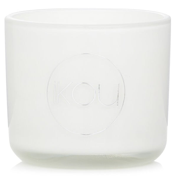 Ikou Eco Luxury Aromacology Natural Wax Candle Glass Zen Green Tea And Cherry Blossom 85G