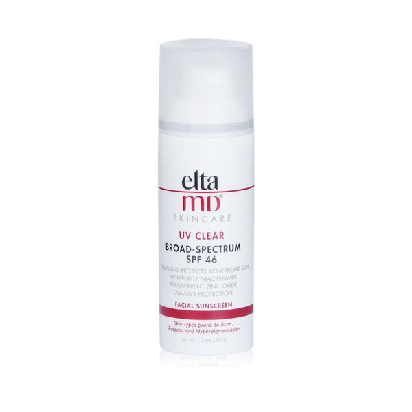 EltaMD Uv Clear Facial Sunscreen Spf 46 For Skin Types Prone To Acne Rosacea And Hyperpigmentation 48g