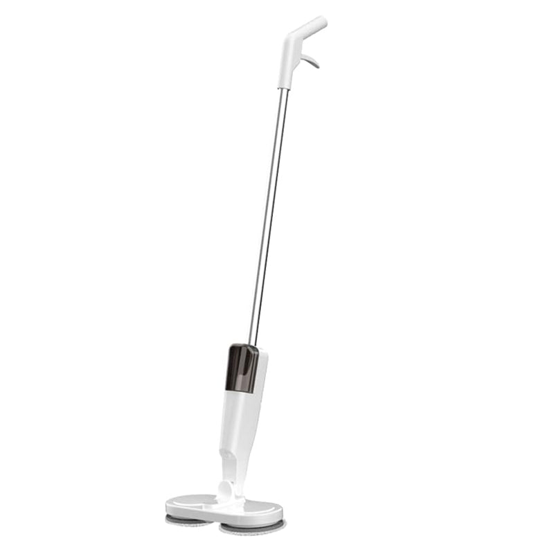 Cordless Electric Spin Mop Polisher with Water Tank and Cloths- USB Charging_0
