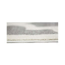 Lattice Pattern Grey White Rug