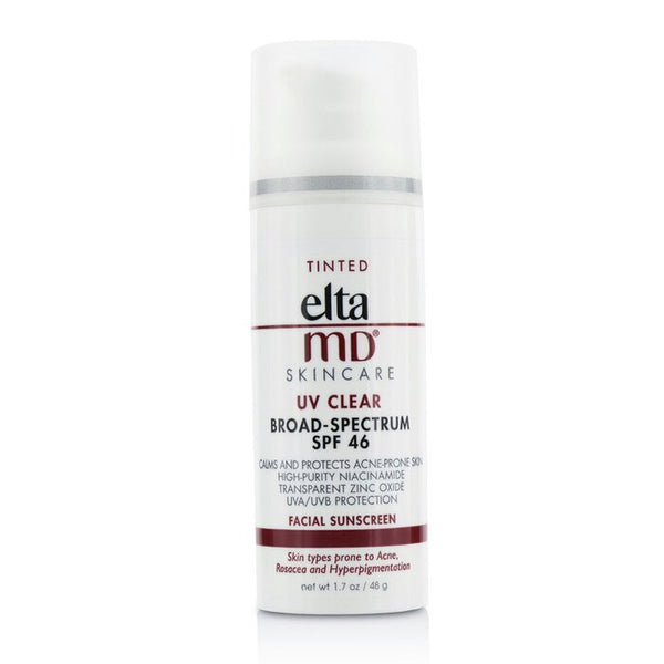 EltaMD Uv Clear Facial Sunscreen Spf 46 For Skin Types Prone To Acne Rosacea And Hyperpigmentation Tinted 48g