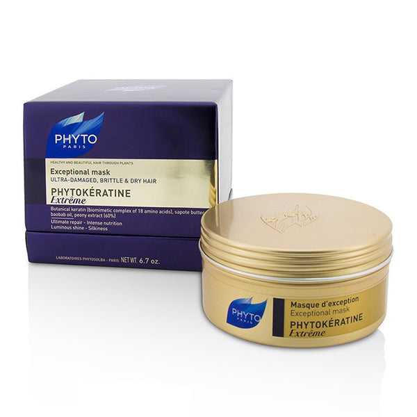 Phyto Phytokeratine Extreme Exceptional Mask Ultra Damaged Brittle And Dry Hair 200Ml