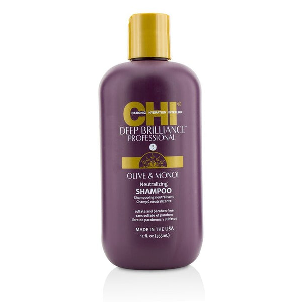 Chi Deep Brilliance Olive And Monoi Neutralizing Shampoo 355Ml