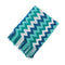 220Cm Blue Acrylic Zigzag Throw Blanket