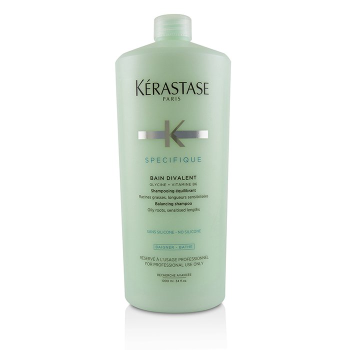 Kerastase Specifique Bain Divalent Balancing Shampoo Oily Roots Sensitised Lengths 1000Ml