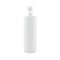 250Ml Hdpe Clear Round Bottle Empty Plastic White Screw Food Storage