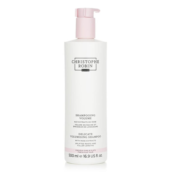Christophe Robin Delicate Volumising Shampoo With Rose Extracts Fine And Flat Hair 500Ml