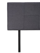 Linen Fabric Single Bed Headboard Bedhead - Grey