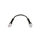 Unifi Patch Cable With Both End Bendable Rj45 22Cm Black