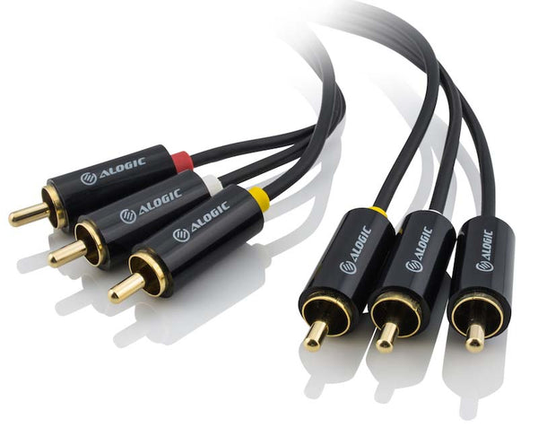 Alogic Premium 5M 3 Rca To Rca 3 Composite Cable Male To Male