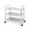 3 Tier Stainless Steel Utility Cart 95X50X95Cm Large