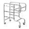 3 Tier Trolley Cart Five Buckets Square 80X43X89Cm Round