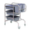 3 Tier Trolley Cart Five Buckets Square 80X43X89Cm Round