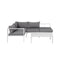 4 Seater Aluminium Outdoor Sofa Set Lounge Table Chair Furniture