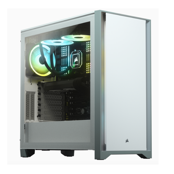Corsair 4000D Tempered Glass Mid Tower Case White