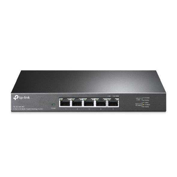 5 Port Tp Link Tlsg105 M2 Desktop Switch Up To 25Gbps Capacity