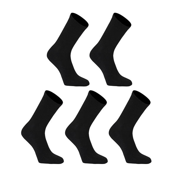 5X Medium 3D Seamless Crew Socks