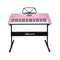 61 Keys Electronic Keyboard Piano Music With Stand Pink