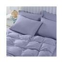 6 Pcs Breathable Bamboo Sheet And Quilt Cover Set Double