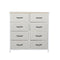 Storage Cabinet Tower Chest Of Drawers Dresser Tallboy 7 Drawer Beige