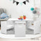 Kids Table And Chair Set - White