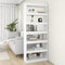 Book Cabinet Room Divider White 80x30x198 cm Engineered Wood