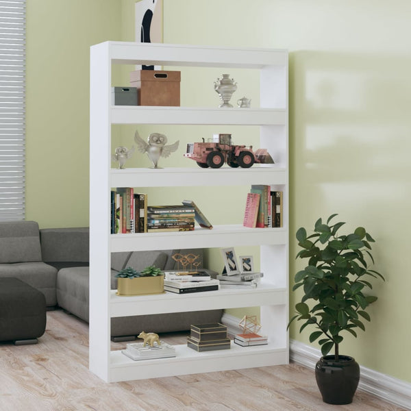 Book Cabinet Room Divider White 100x30x166 cm
