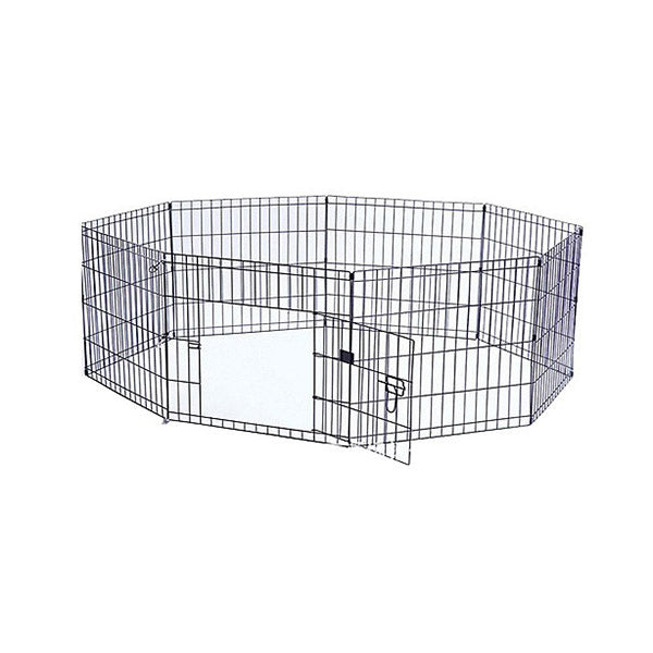 8 Panel Pet Dog Playpen Cage Enclosure Fence