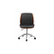 Wooden Black Office Chair Computer Chairs Home Seat Pu Leather