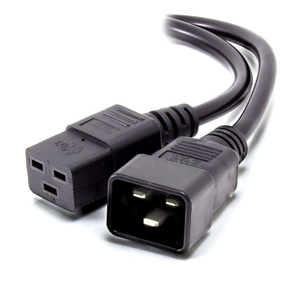 ALOGIC 3m IEC C19 to IEC C20 Power Extension Male to Female Cable