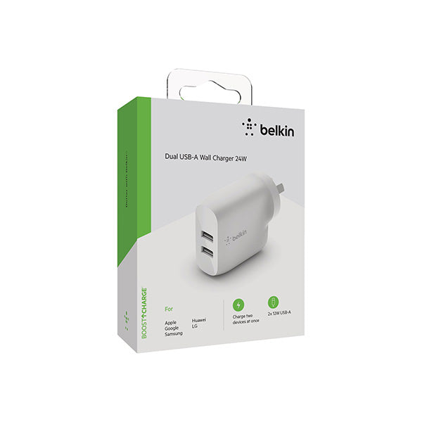 Belkin BOOST CHARGE 24 Watt Wall Charger Power Adapter