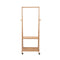 Bamboo Hanger Stand Wooden Clothes Rack Display Shelf