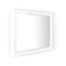 Led Bathroom Mirror High Gloss White Cm Chipboard