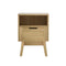 Bedside Tables Rattan Drawers Nightstand Storage Cabinet