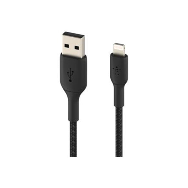Belkin Lightning To Usb A Braided Cable 2M Black Mfi Certified