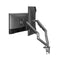 Brateck Dual Monitor Arm Economical Spring Assisted Space Grey
