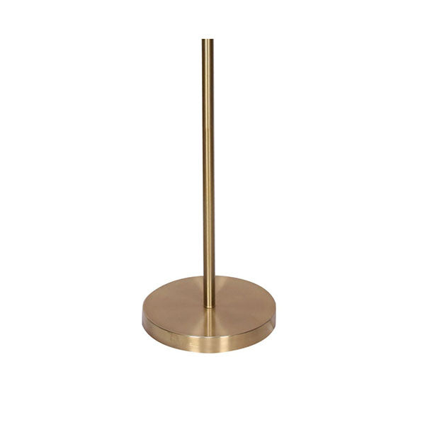 Brushed Gold Height Adjustable Metal Floor Lamp