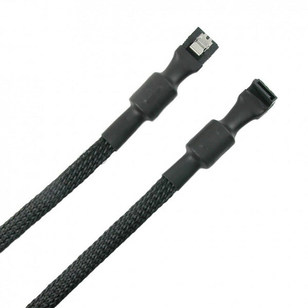 Simplecom CA110L Premium SATA 3 Data Cable with Ferrite Clip Angle