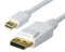 Mini DisplayPort DP to DisplayPort DP Cable 1m
