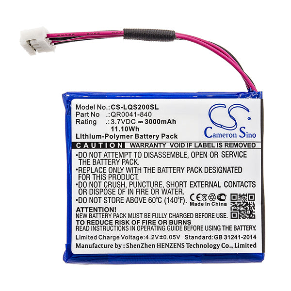 Cameron Sino Lqs200Sl Battery Replacement For Qolsys Alarm System