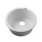 Topmount Granite Stone Kitchen Sink White 440x190mm