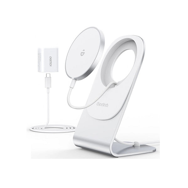 Choetech Magleap Magnetic Wireless Charger With Stand And Ac Adapter