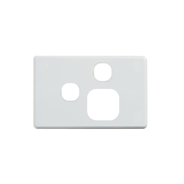 Classic Single Power Point With Extra Switch Cover Plate Horizontal