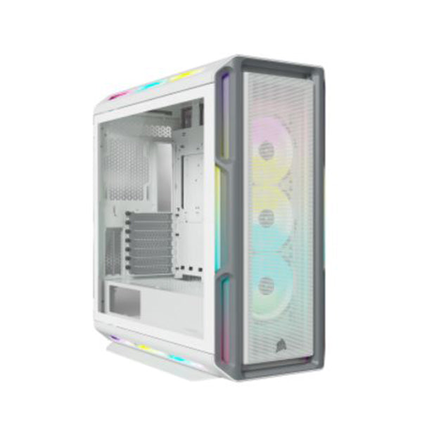 Corsair Icue 5000T Rgb Tempered Glass Mid Tower Smart Case White