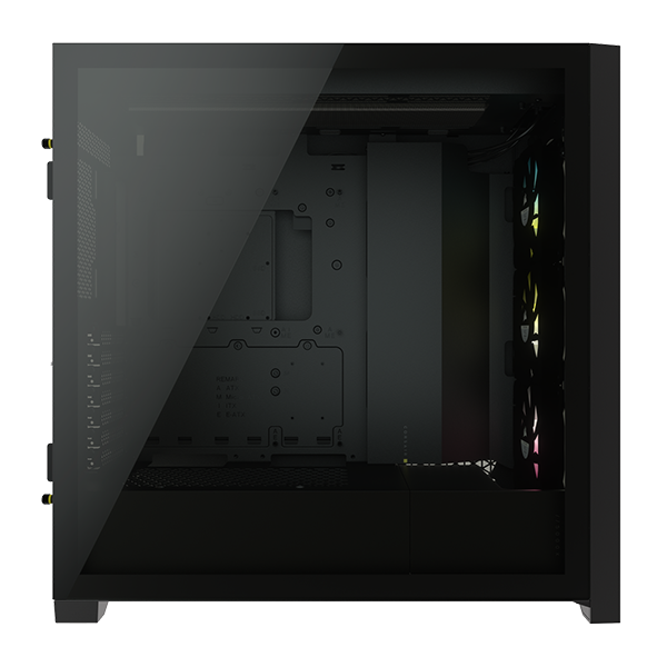 Corsair Icue 5000X Rgb Tempered Glass Mid Tower Smart Case Black