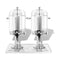 Double Juice Dispenser Stainless Steel 2 X 8 L