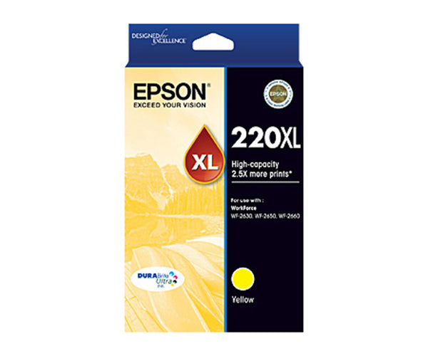 Epson 220 High Capacity HY Yellow Ink Cart